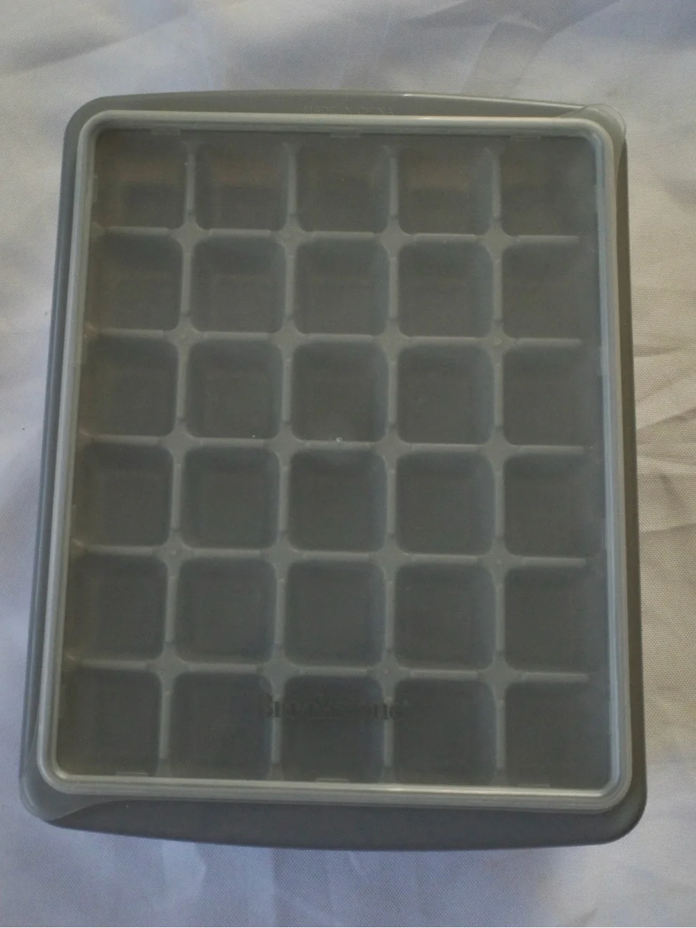 Brookstone Gray 30-Cube Ice Tray Set - 3 Pack